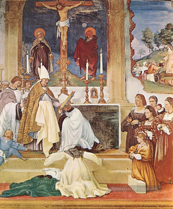 Vestiture de St Bridget 1524 Renaissance Lorenzo Lotto Peintures à l'huile